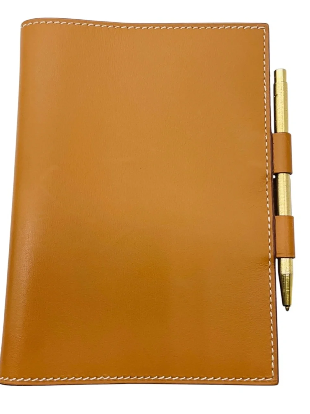 HERMES TAN LEATHER AGENDA
